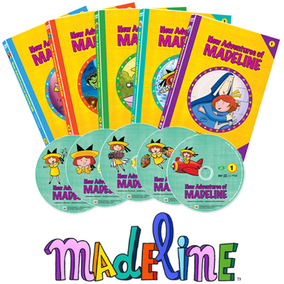 뉴매들라인 New Adventures of Madeline 5종세트 : 칼데콧 아더상 수장작