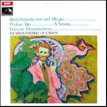 [LP] The Melos Ensemble Of London - Ravel : Introduction And Allegro (수입/asd2506)