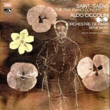 [LP] Aldo Ciccolini, Serge Baudo - Saint-Saens : The Five Piano Concertos (수입/하드박스/3LP/sls802)