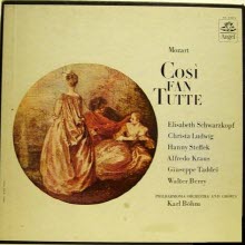 [LP] Elisabeth Schwarzkopf, Karl Bohm - Mozart : Cosi Fan Tutte (수입/하드박스/4LP/sdl3631d)