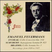 Emanuel Feuermann - Dvorak, Schubert, Brahms: Cello Works (수입/미개봉/qt99328)