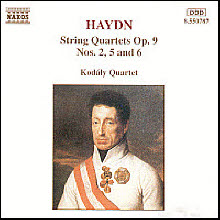 Kodaly Quartet - Haydn : String Quartets Nos.14-16, Op.9 Nos. 2, 5 &amp; 6 (수입/미개봉/8550787)