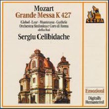 Sergiu Celibidache - Mozart: Grande Messa, K.427 (수입/미개봉/cdar2007)