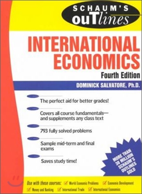 Schaum&#39;s Outline of International Economics (Paperback, 4, Revised)