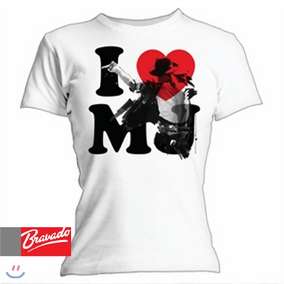 마이클잭슨 Michael Jackson - I Love MJ 31261202 여성용 티셔츠