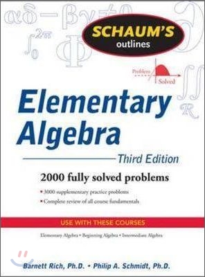 Schaum&#39;s Outline of Elementary Algebra, 3ed