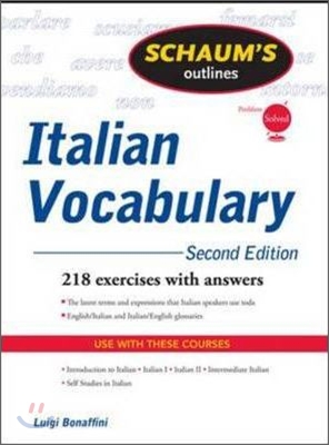 Schaum&#39;s Outline of Italian Vocabulary (Paperback, 2)