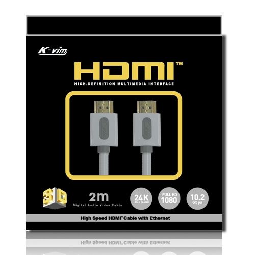 [DIGISYS] 디지시스 K-vim HDMI Ver1.4 케이블 2M (Full HD, 3D 지원)