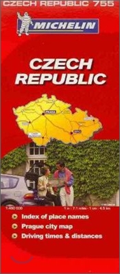 Michelin Map Czech Republic