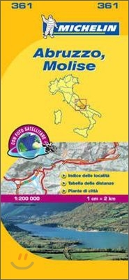 Abruzzo &amp; Molise - Michelin Local Map 361