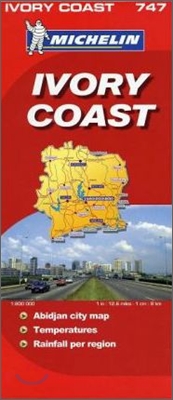 Michelin Map Ivory Coast