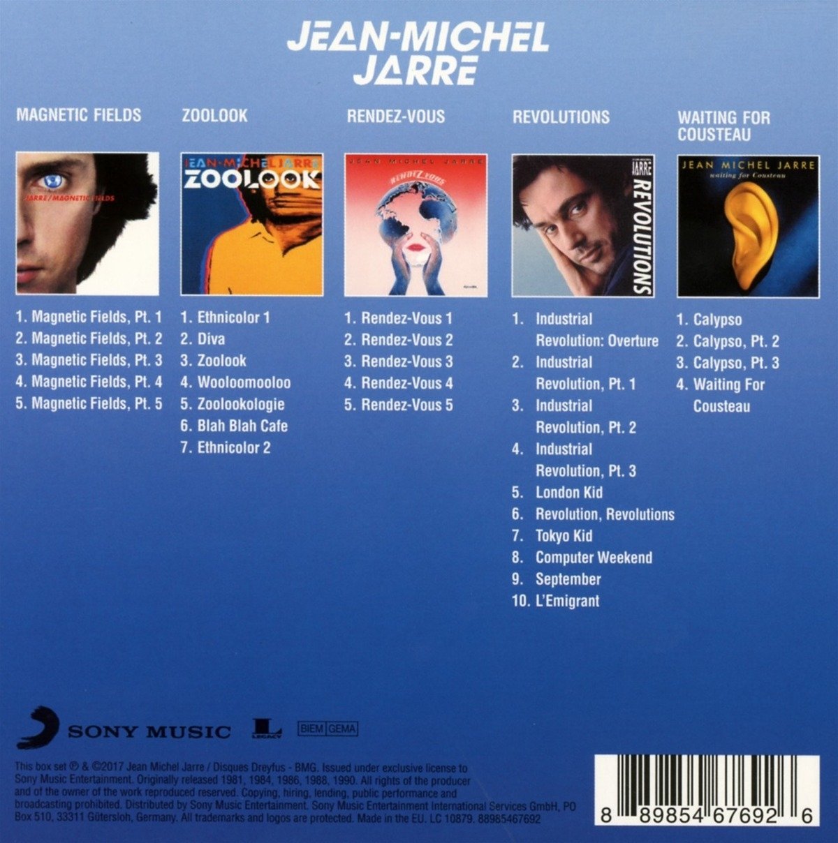 Jean-Michel Jarre - Original Album Classics 장 미셸 자르 정규 앨범 컬렉션 1집