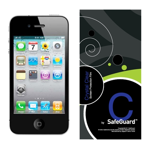 [디지시스] 세이프가드 크리스탈 클리어 CC 애플 아이폰4S iPhone4S 액정보호필름(2매)