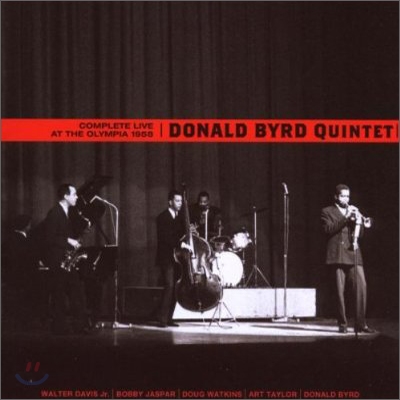 Donald Byrd Quintet - Complete Live At the Olympia 1958 (도널드 버드 퀸텟 - 1958년 파리 올림피아 라이브)