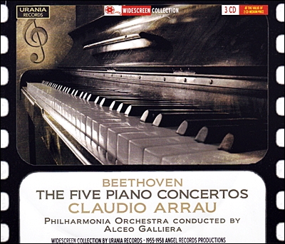 베토벤 : 피아노 협주곡 전곡, 소나타 28번, 31번 - 아라우, 갈리에라