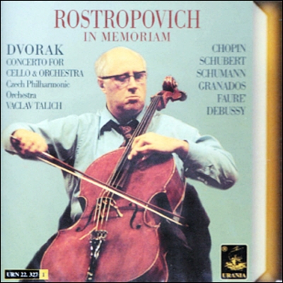 로스트로포비치를 추모하며 : 드보르작 첼로 협주곡, 쇼팽, 슈베르트 외