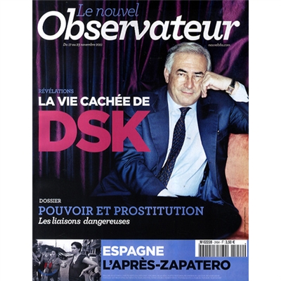 Le Nouvel Observateur (주간) : 2011년 11월 17일자