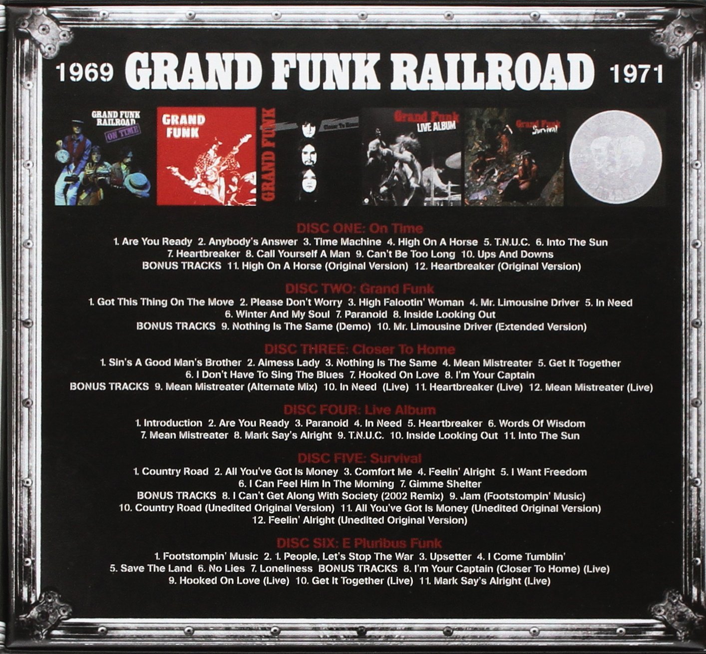 Grand Funk Railroad (그랜드 펑크 레일로드) - Trunk Of Funk, Vol.1