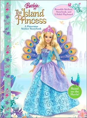 Barbie the Island Princess : Sticker Panorama Book