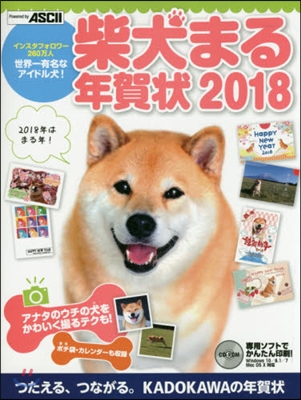 ’18 柴犬まる年賀狀