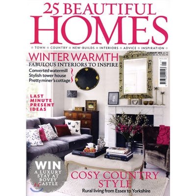 25 Beautiful Homes UK (월간) : 2012년 01월