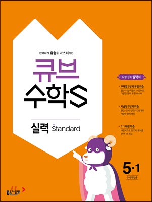 큐브수학S 실력 standard 5-1 유형 정복 실력서 (2018년)