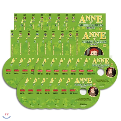 DVD 빨강머리 앤 1집+2집 17종세트 Anne of Green Gables
