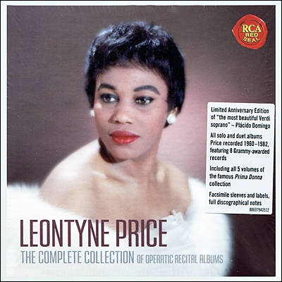 Leontyne Price 레온타인 프라이스 앨범 전집 : 가곡과 영가앨범 (The Complete Album Collection (Operatic Rectal Albums)