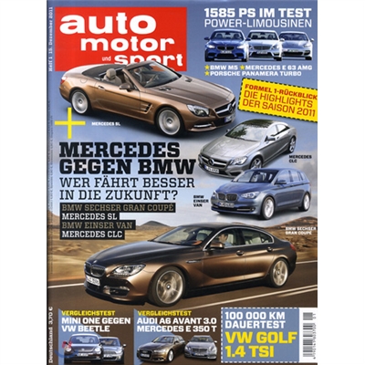 Auto Motor und Sport (격주간) : 2011년 12월 15일