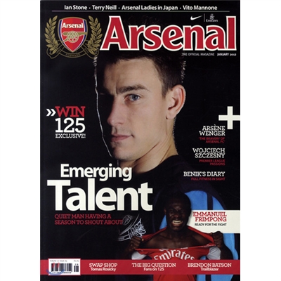 Arsenal, The Official Magazine (월간) : 2012년 01월