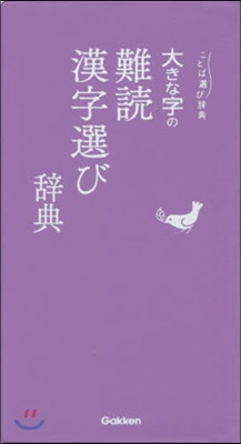 大きな字の難讀漢字選び辭典