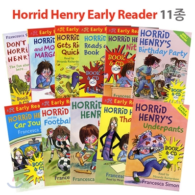 Horrid Henry Early Readers 11종 세트 (Book+CD)