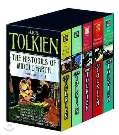 The History of Middle-Earth 5-Book Boxed Set: The Book of Lost Tales 1, the Book of Lost Tales 2, the Lays of Beleriand, the Shaping of Middle-Earth,