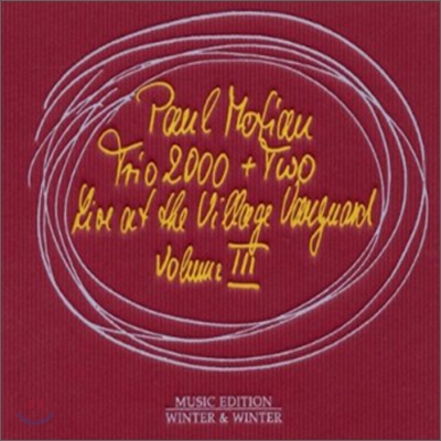 Paul Motian Trio 2000 + Two - Live At the Village Vanguard Vol. 3