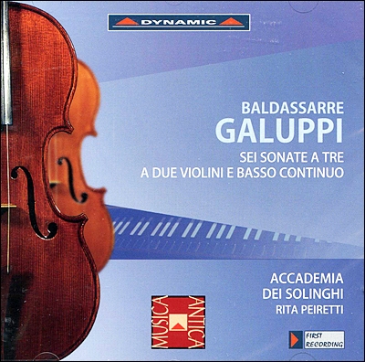 Abramo Raule 갈루피 : 두 대의 바이올린을 위한 여섯 개의 소나타 (Galuppi: Sei Sonate a tre)