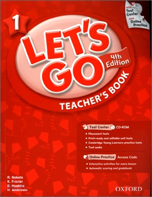 Let&#39;s Go: 1: Teacher&#39;s Book With Test Center Pack