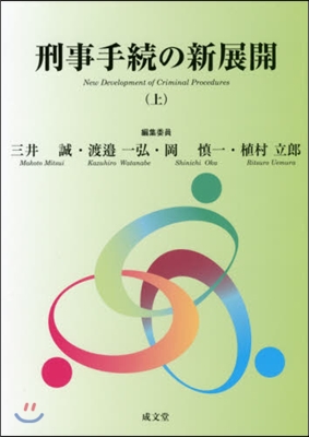 刑事手續の新展開 上