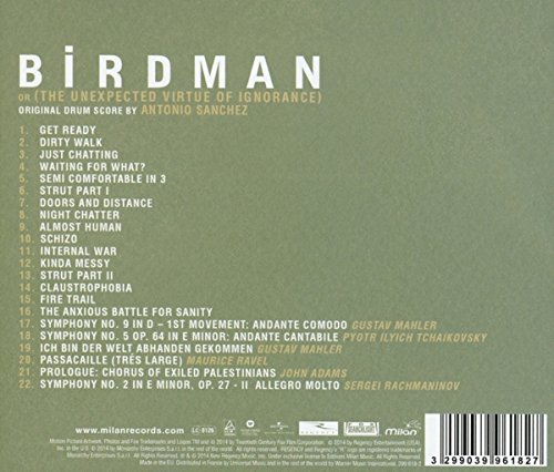 버드맨 영화음악 (Birdman OST by Antonio Sanchez)