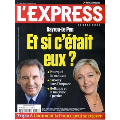 Le Express International (주간) : 2012년 01월 18일자