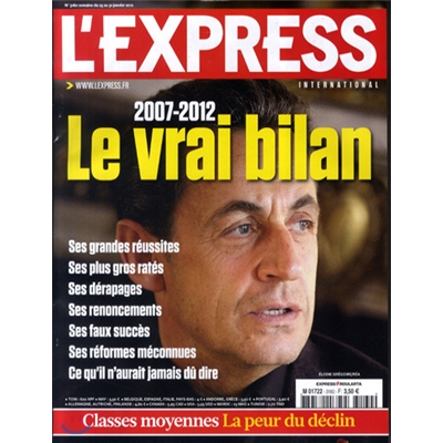 Le Express International (주간) : 2012년 01월 25일자