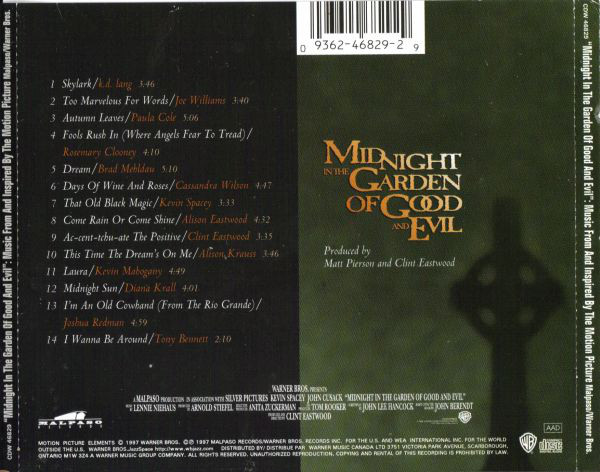 미드나잇 가든 영화음악 (Midnight In The Garden Of Good And Evil OST)