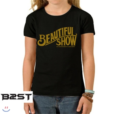 비스트 BEAST 공식티셔츠 Beatiful Show WOMEN L(66) SIZE