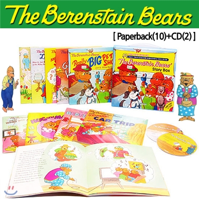 The Berenstain Bears 10종 Set (Paperback(10)+CD(2))