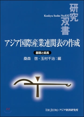 アジア國際産業連關表の作成 基礎と延長