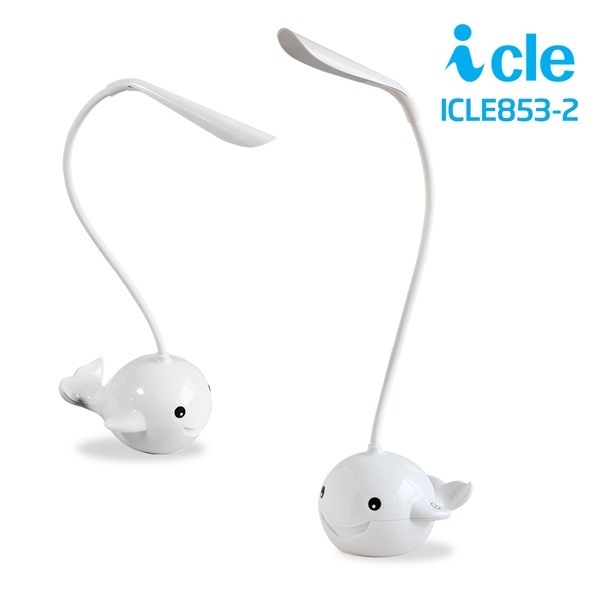 LED스탠드 책상 돌고래 휴대용 아이클 ICLE853-2