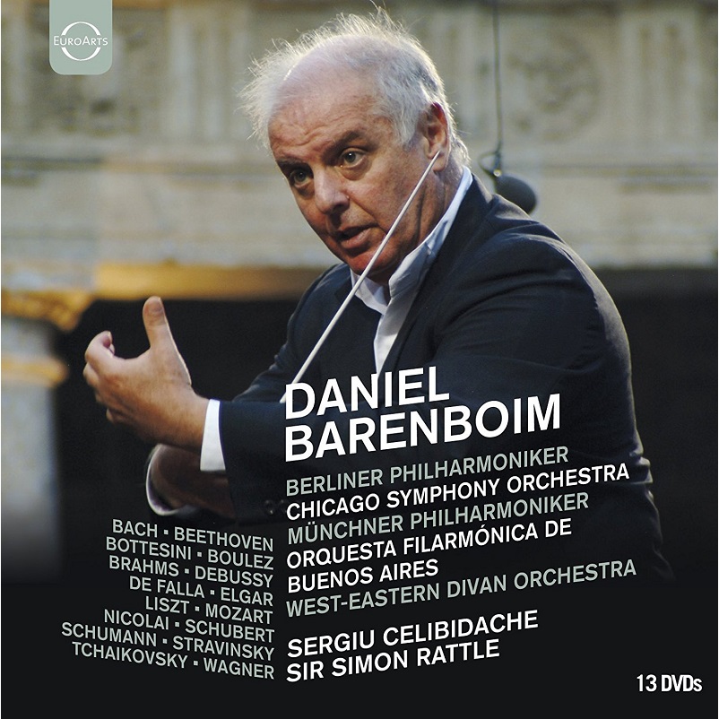 Daniel Barenboim 다니엘 바렌보임 13DVD 박스 세트 (J.S. Bach / Beethoven / Brahms / Debussy etc.)