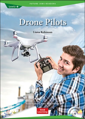 Future Jobs Readers Level 2 : Drone Pilots (Book &amp; CD)