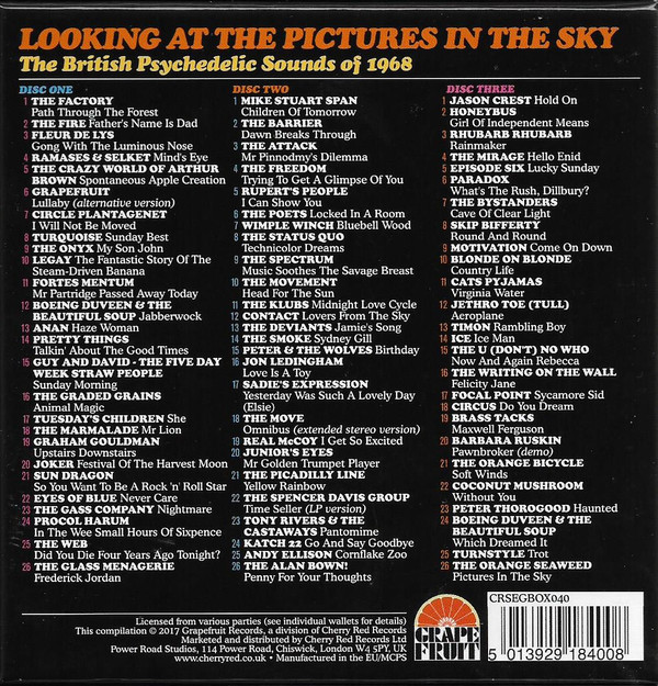 Looking At The Pictures In The Sky: The British Psychedelic Sounds of 1968