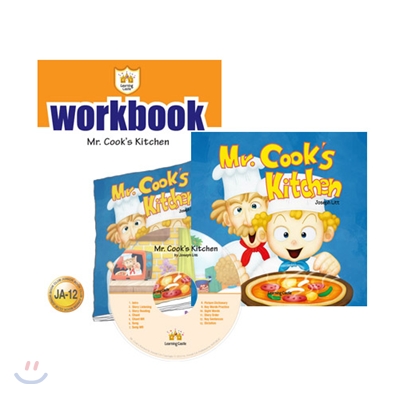 러닝캐슬 주니어 A12 : Mr. Cook&#39;s Kitchen : Student book + Work Book + CD