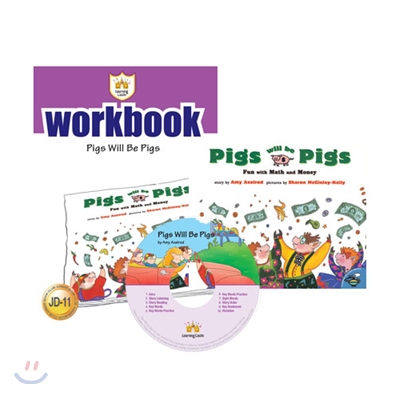 러닝캐슬 주니어 D11 : Pigs Will Be Pigs : Student book + Work Book + CD